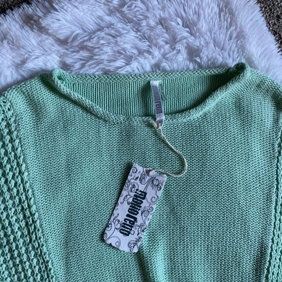 Monoreno Sweater NEW Linen Cotton Blend Size Medium - Picture 3 of 7